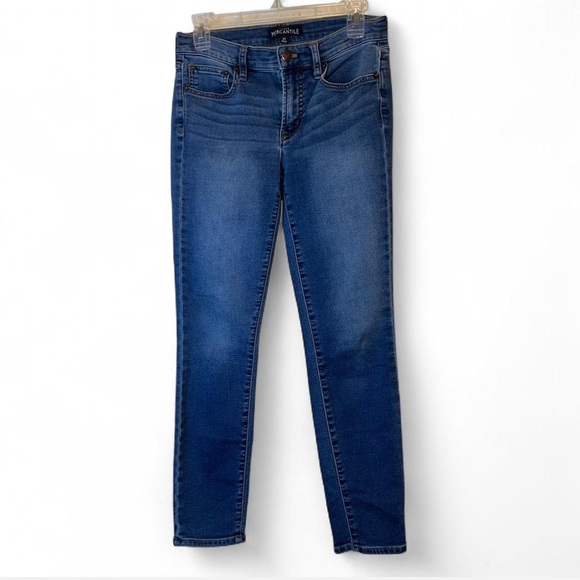 J. Crew Denim - J.Crew Mercantile Skinny Jeans Size 27 Medium Wash Stretch Denim